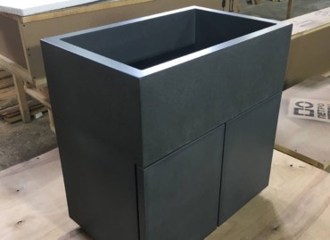 Шкаф для ванной бетон